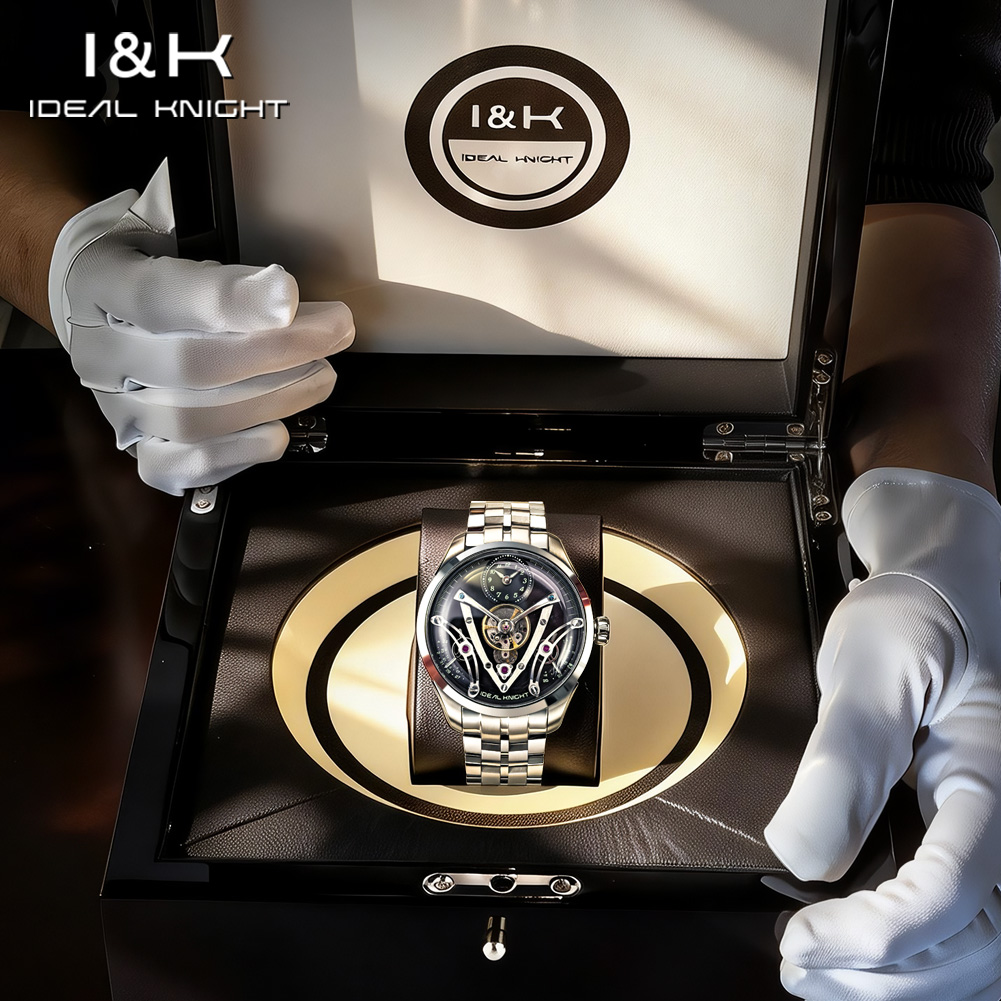 Luxury Watch Brands - IDEAL KNIGHT 6821 Marka orijinal otantik