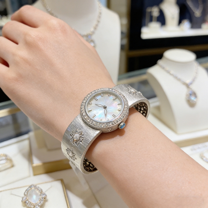 Luxury Watch Drawing - Cameo Ağır İşçilik 925 Gümüş Açık
