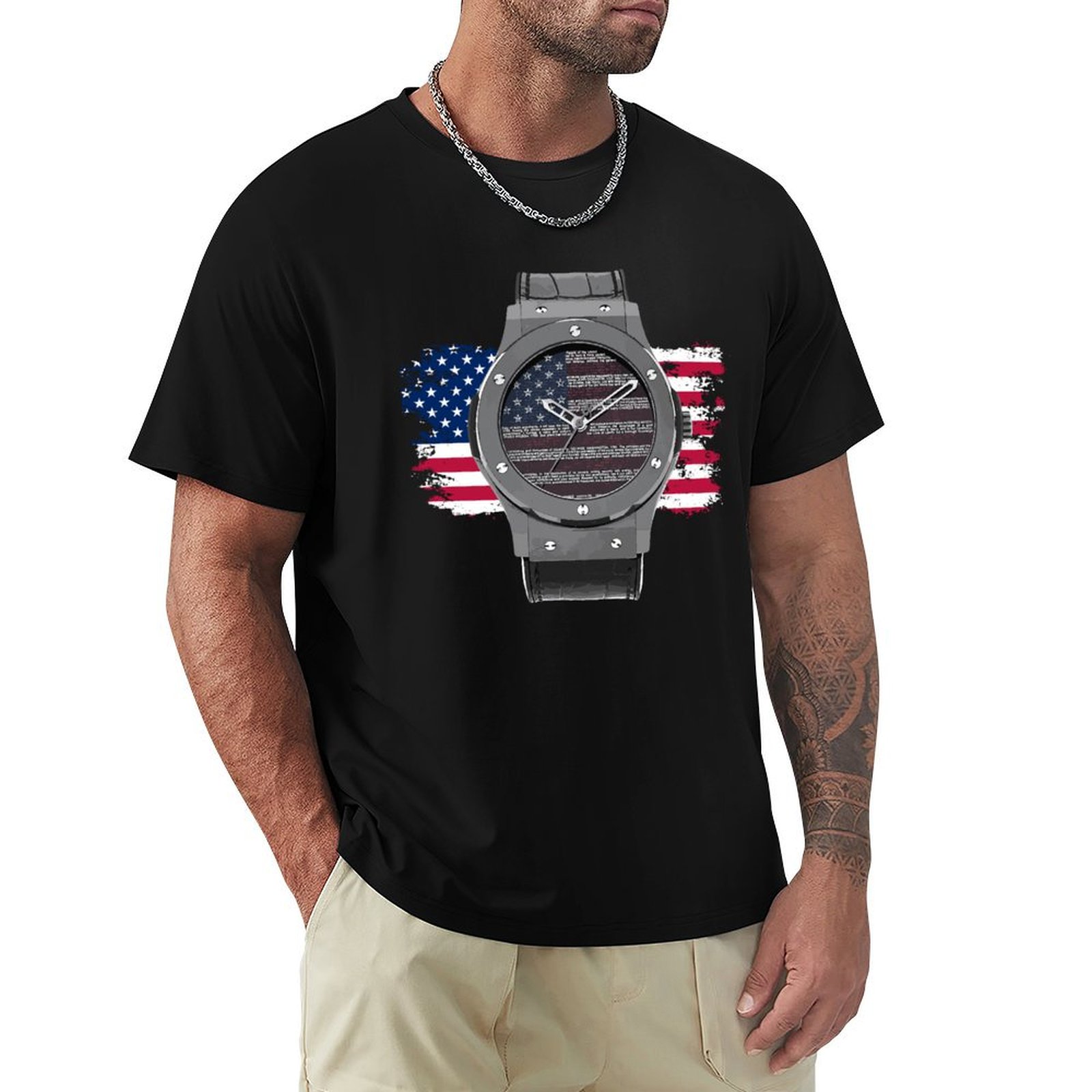 LÜKS SAAT ÇİZİMİ T-Shirt Cadıl - Luxury Watch Drawing incelemesi ve fiyatı