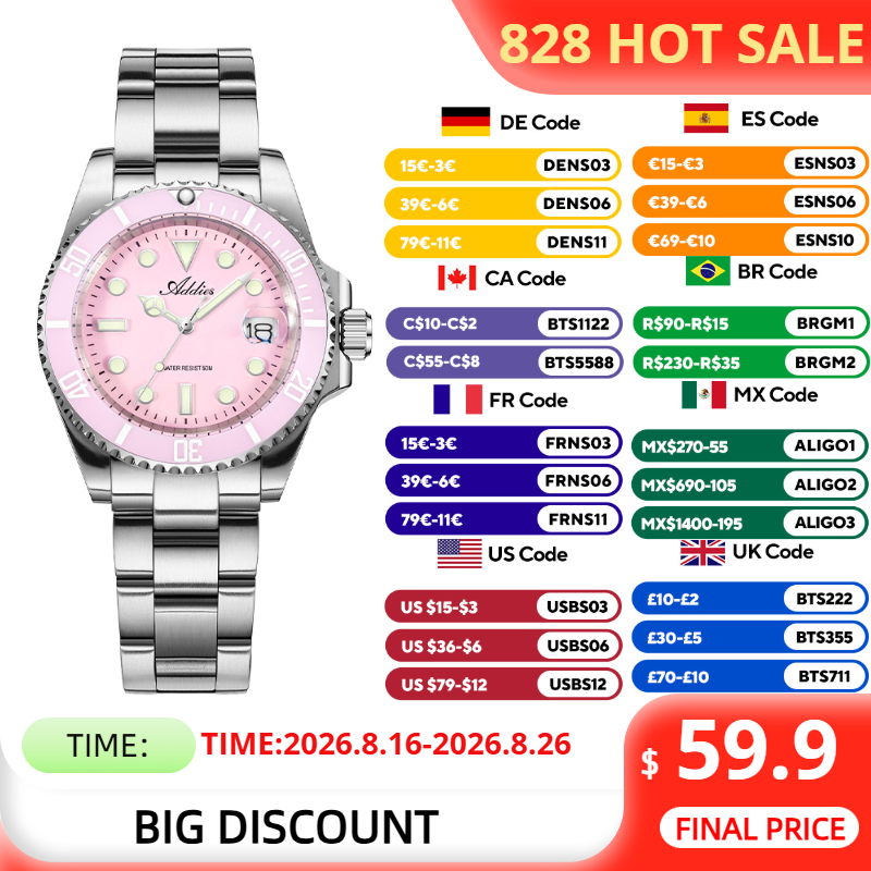 ADDIES 36mm 50m Su Geçirmez ka - Luxury Watch & Jewellery incelemesi ve fiyatı