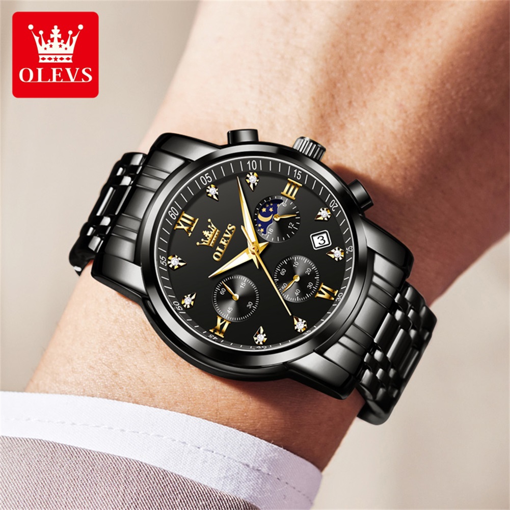 OLEVS Popüler erkek saatleri p - Luxury Watch Price incelemesi ve fiyatı